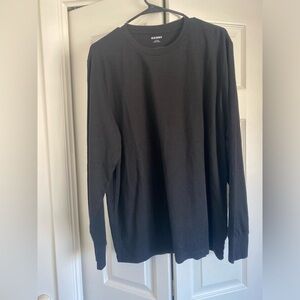 Old Navy Men’s Black Long Sleeve Crew Shirt